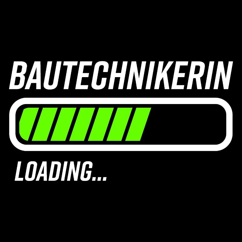 Bautechnikerin Bautechnik Loading Ladebalken