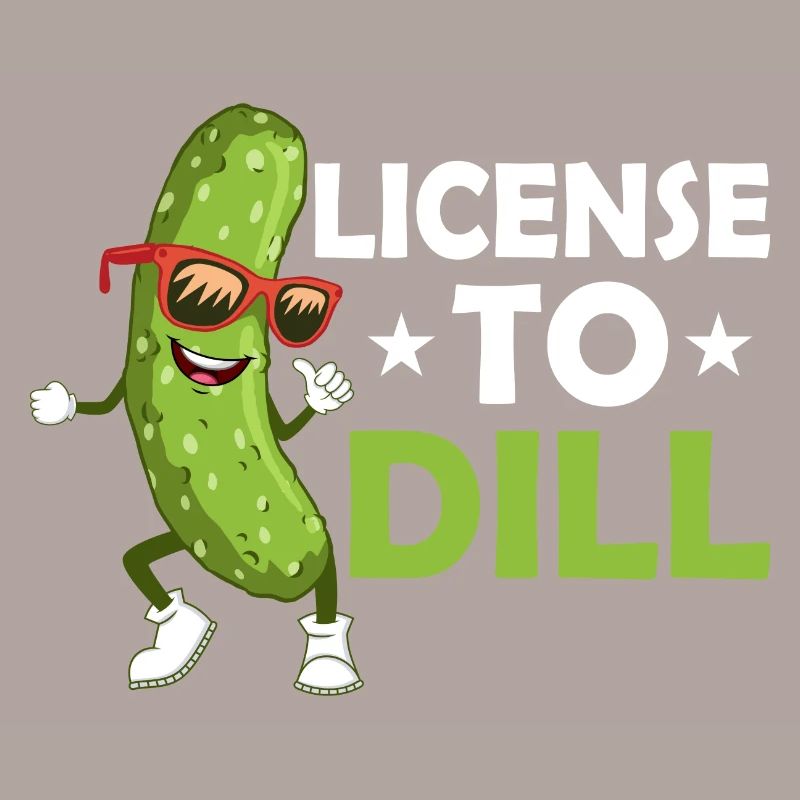 Licence pour cornichon au concombre à l’aneth