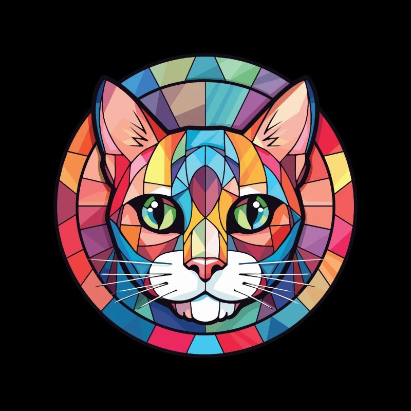 Foldex Cat Breed Illustration aquarelle colorée