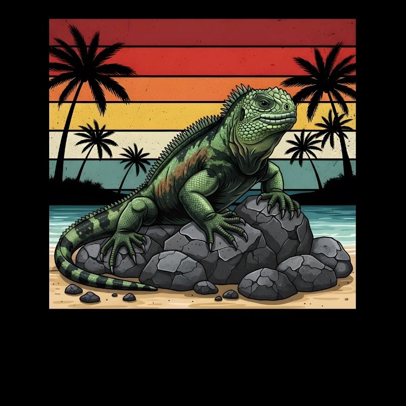 Iguane marin des Galapagos