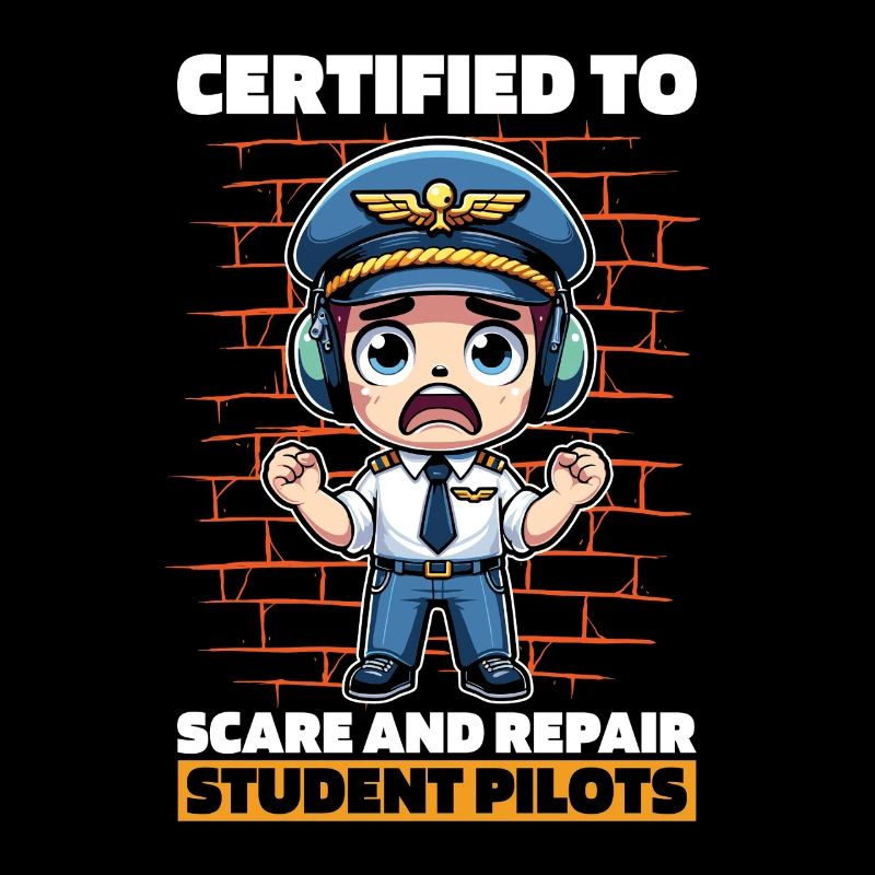 Flight Instructor Certified To Scare Pilot School