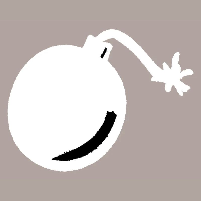 Bomb simple white