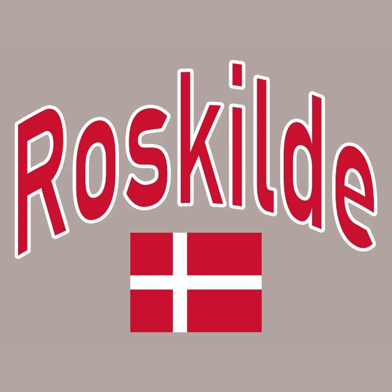 Drapeau de Roskilde Danemark
