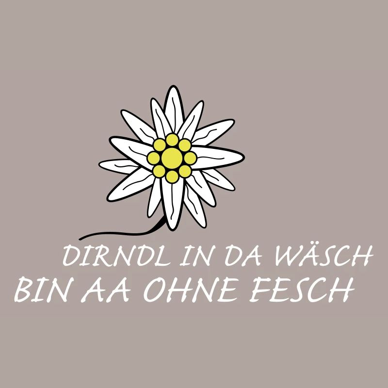 Dirndl mit Edelweiss