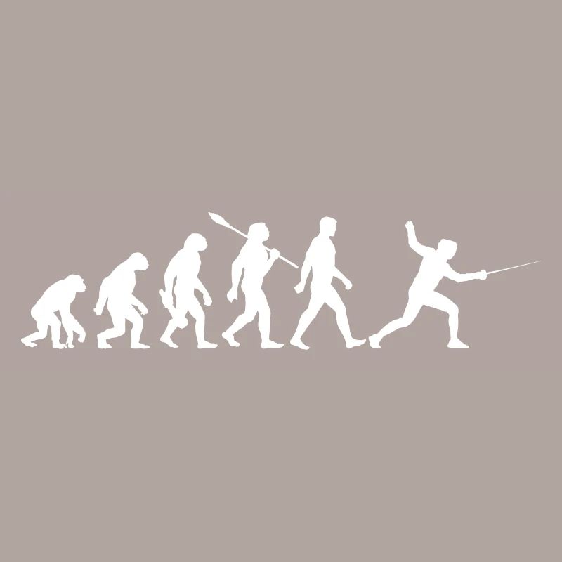 Evolution - Fechten - Fechter - Kampfsport