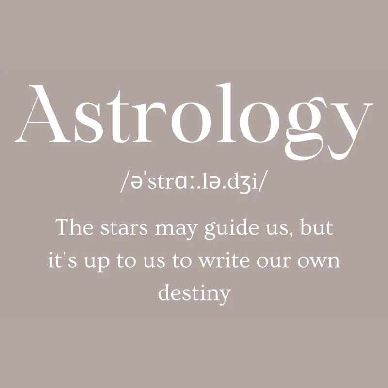 Astrologie Sterne Definition Spruch Englisch