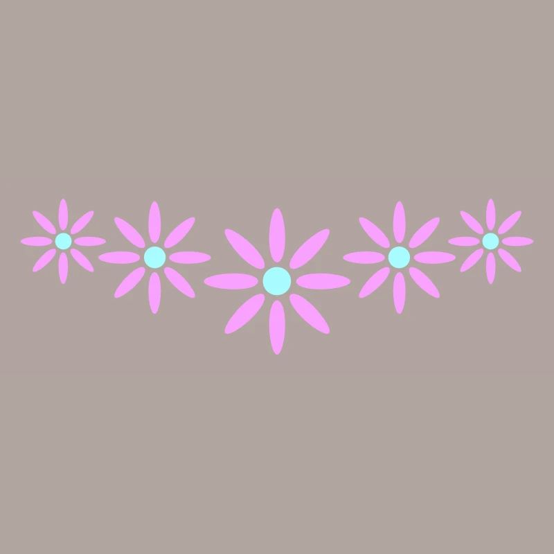 Beaucoup de fleurs colorées belle conception de motif décoratif