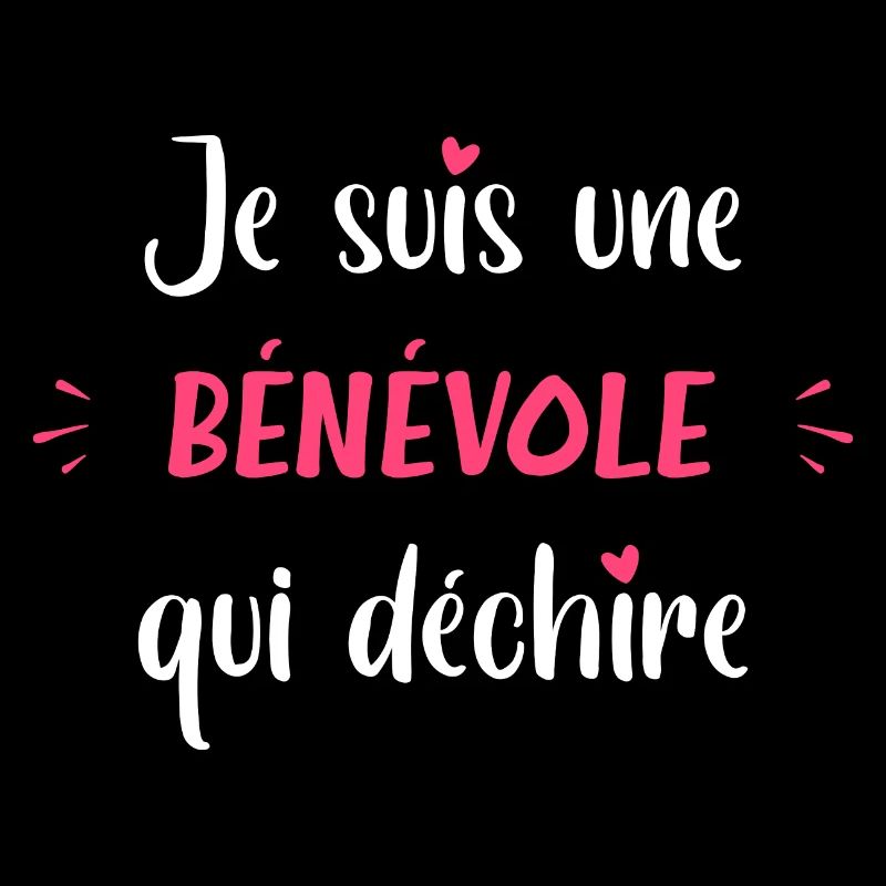 Je suis une benevole qui déchire