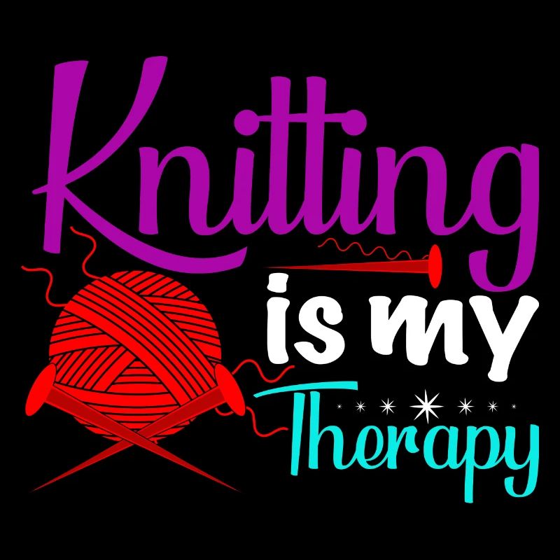 Funny knitting sewing yarn