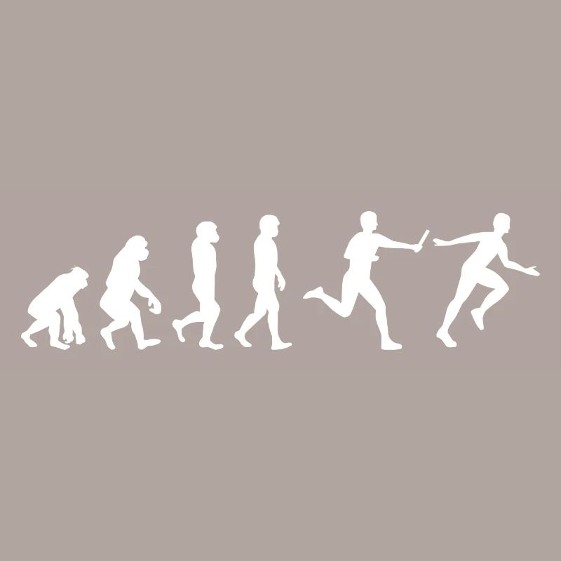 Relay race run athlete track & field Evolution