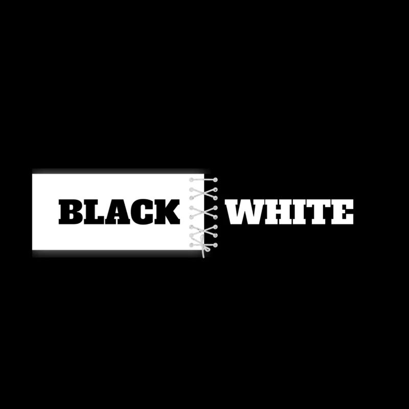 Contraste Textuel Noir et Blanc