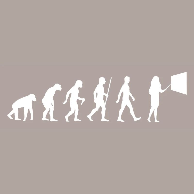 Lehrerin Evolution Schullehrerin Schule