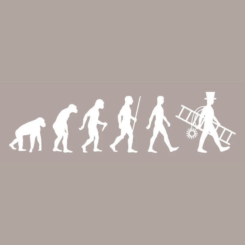 Schornsteinfeger Evolution Kaminfeger