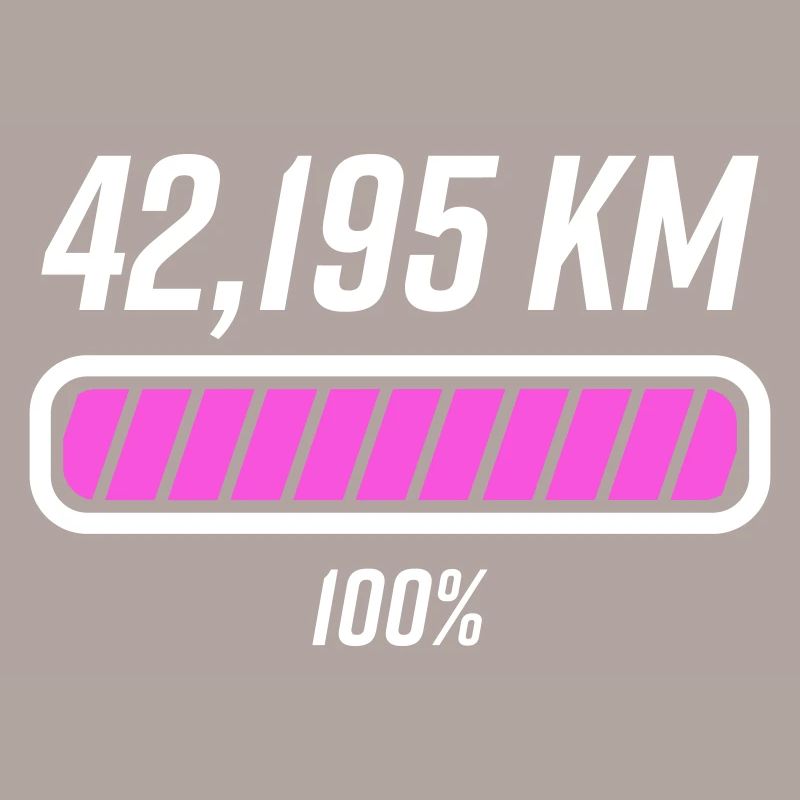 Marathon Marathonläufer Loading Kilometer