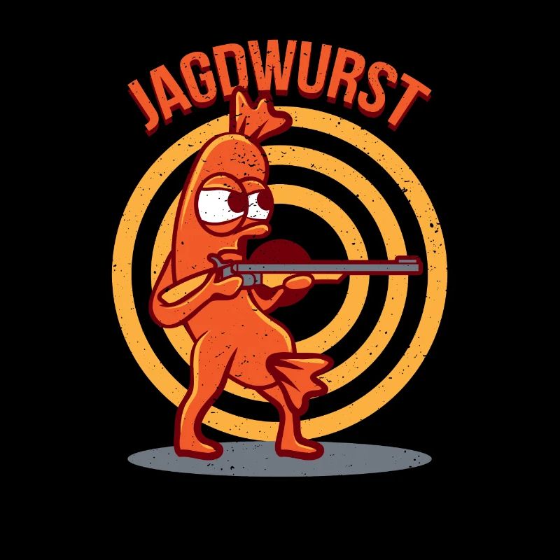 Jagdwurst Jäger Jagd Wildschein zum Jagdschein