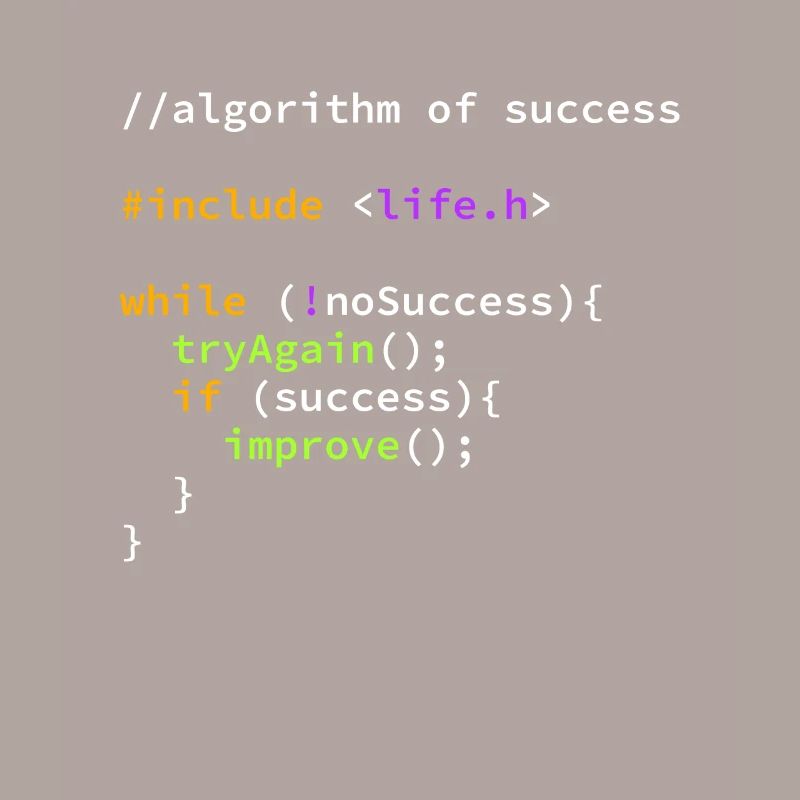 Success of successful programmer algorithm