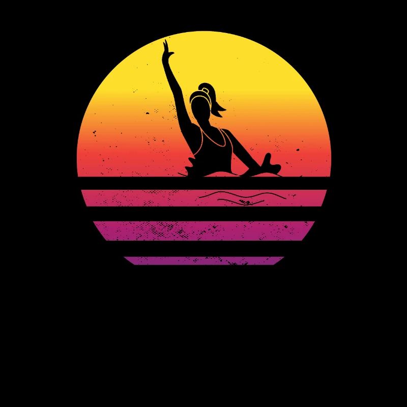 Synchronschwimmen Shirt – Retro Synchronschwimmeri