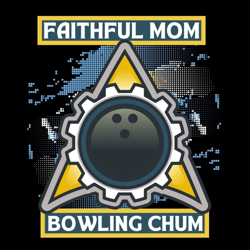 Bowling Mom, lustiger Spruch, Bowling-Mama