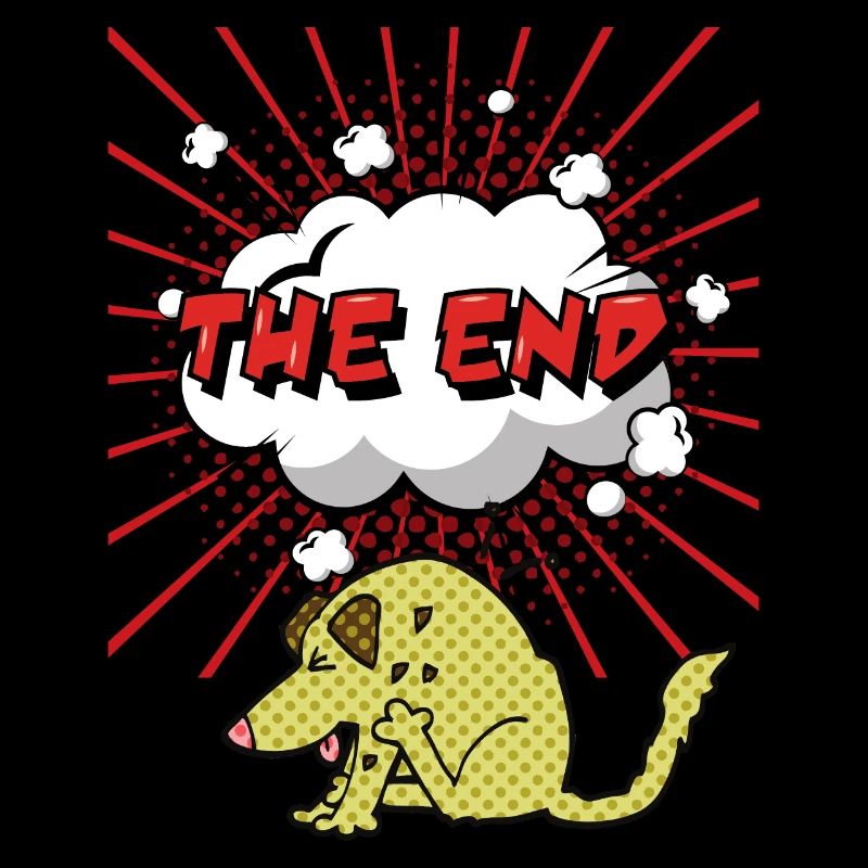 Comic-Dog, Comic-Hund, lustiger Comicstrip