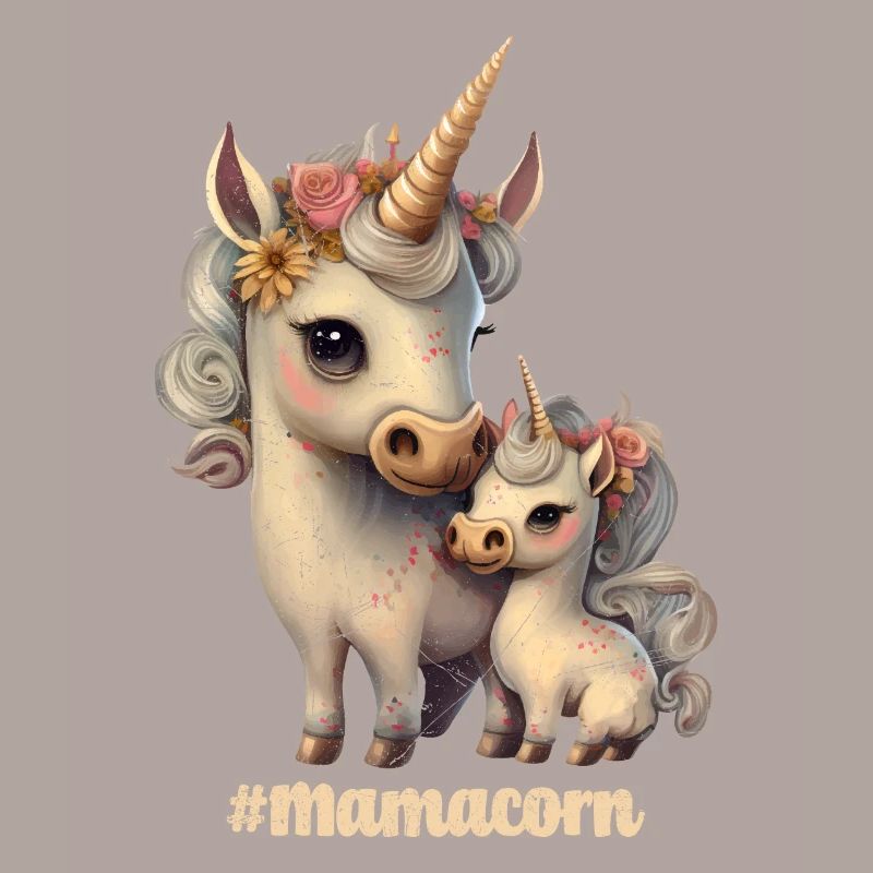 Mamacorn Muttertag Einhörner Mama Einhorn