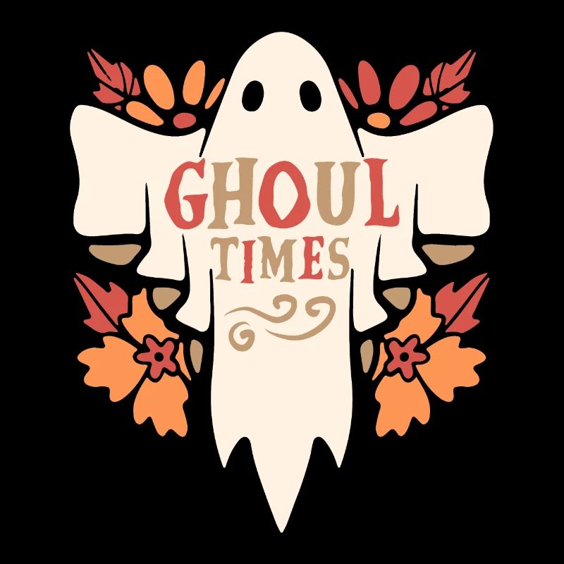 Halloween Geist, Morbider Spruch Ghoul Times