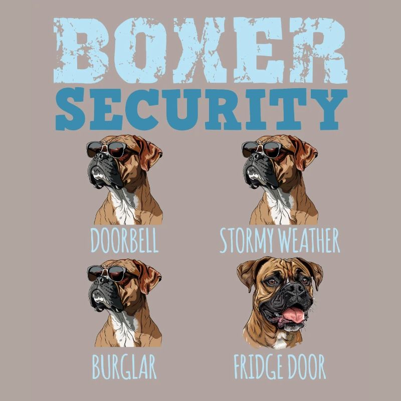 Deutscher Boxer Besitzer BOXER SECURITY Lustiges