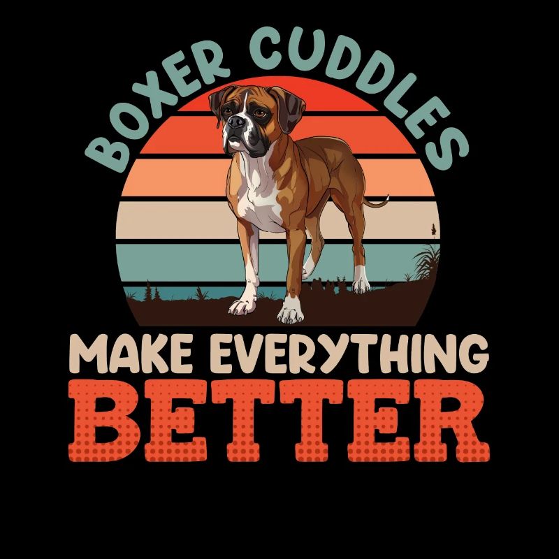German Boxer CUDDLING BETTER WITH A BOXER