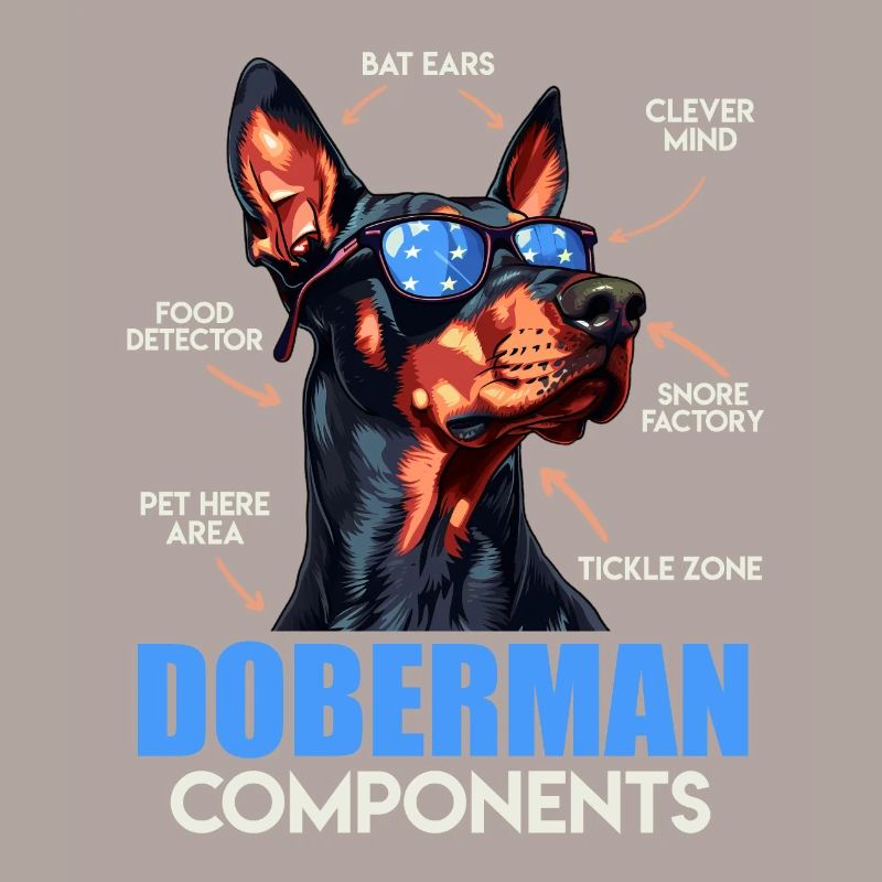 COMPOSANTS DU DOBERMANN Anatomie Doberman