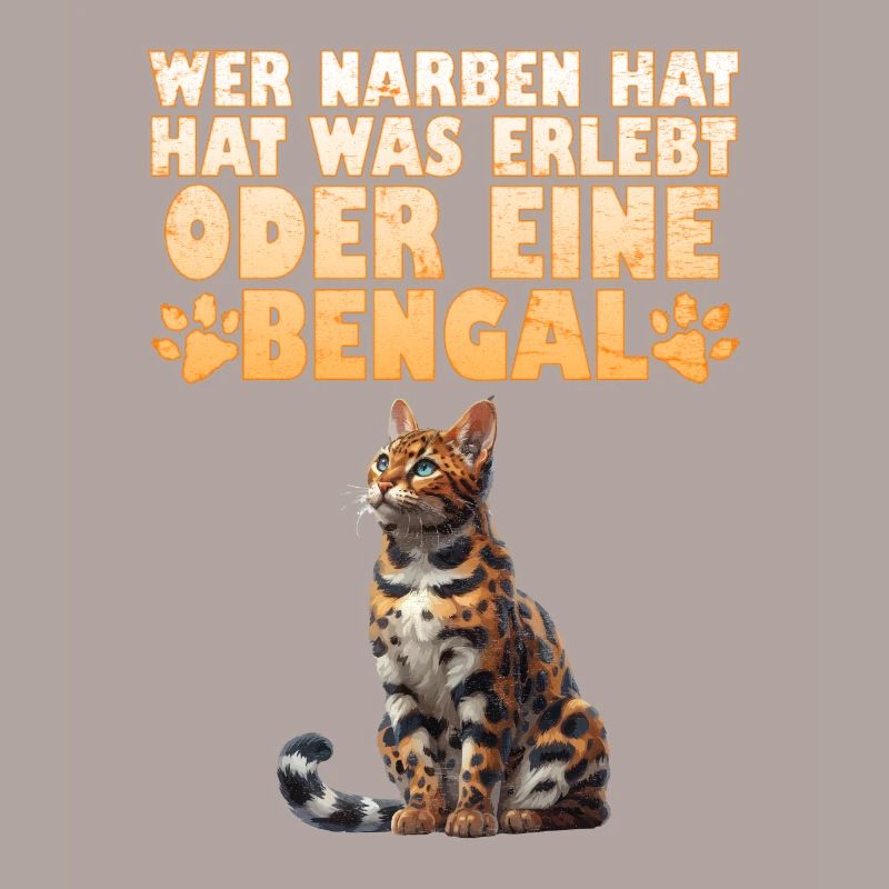 Bengalkatze WER NARBEN HAT HAT WAS ERLEBT ODER