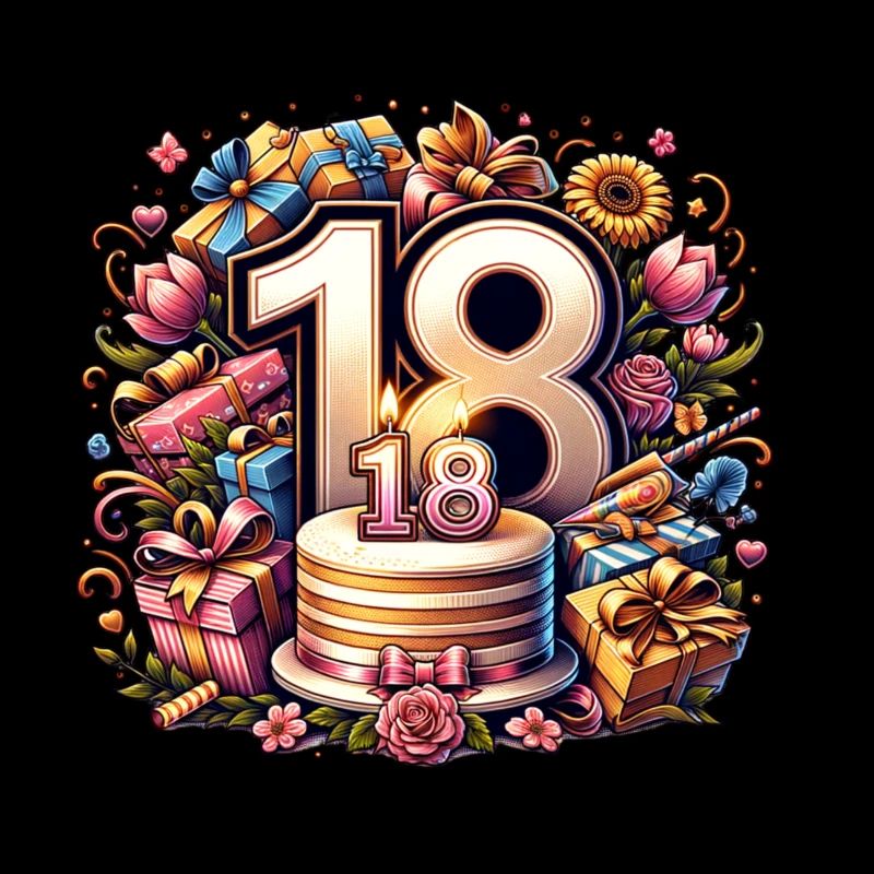 18. Geburtstag Torte Deko Geschenk