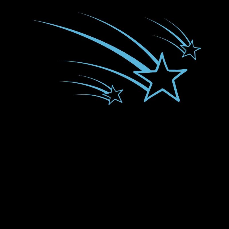 Shooting Stars Blue Design