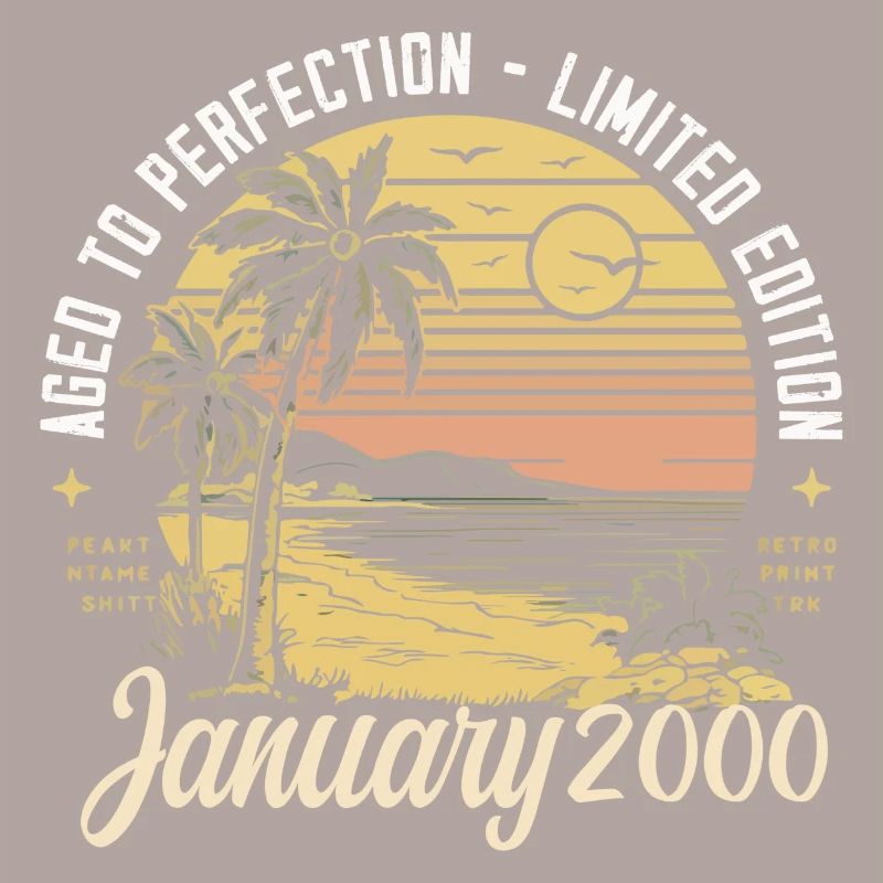 2000 Geburtstag Januar 2000 - Geschenk Januar 2000
