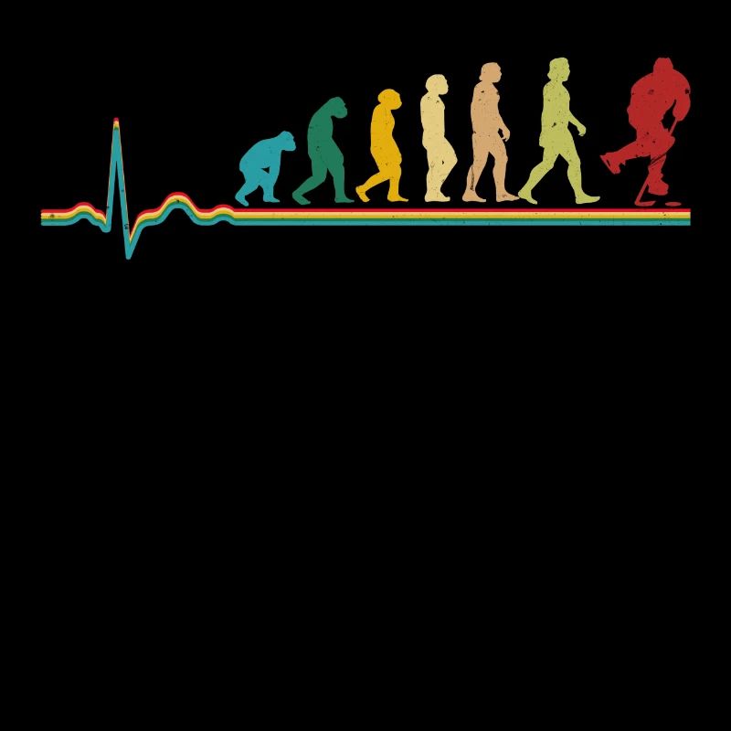 Evolution du hockey sur glace rétro sur le hockey sur glace