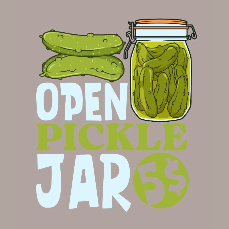Pot de concombre ouvert 5 dollars - concombres