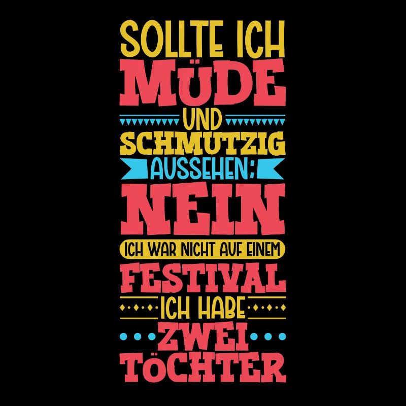 Müde und schmutzig - zwei Töchter