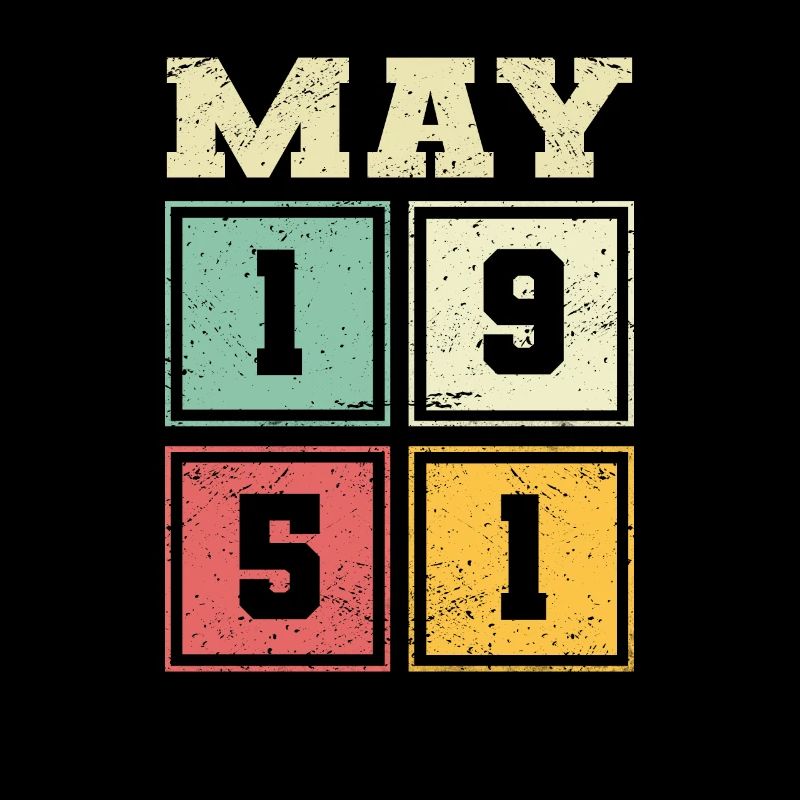 73rd Birthday May Vintage 1951 Gift Idea