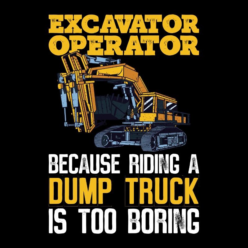 Baggerfahrer Bagger Bagger