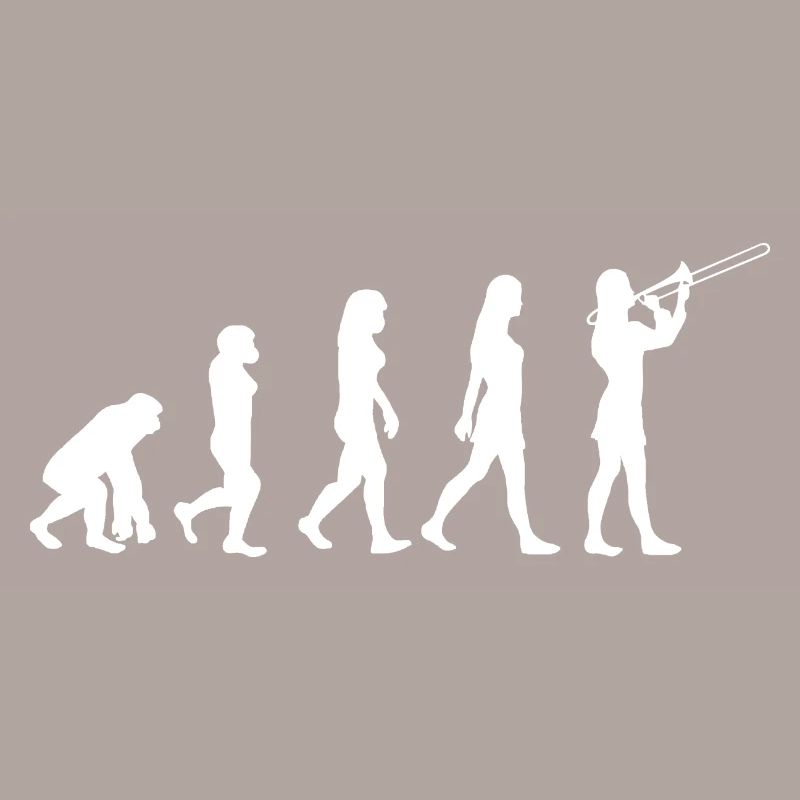 Female trombone trombone player Evolution