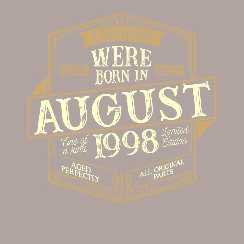 August 1998 Geburtstag Mann