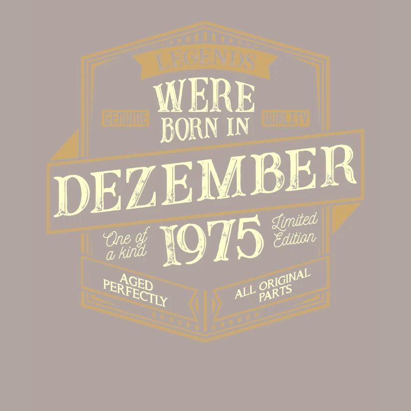 Dezember 1975 Geburtstag Mann