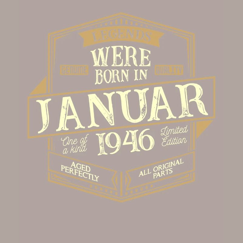 Januar 1946 Geburtstag Mann