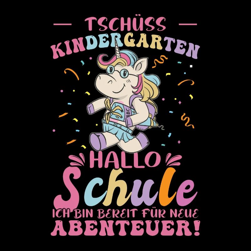 Tschüss Kindergarten Einhorn