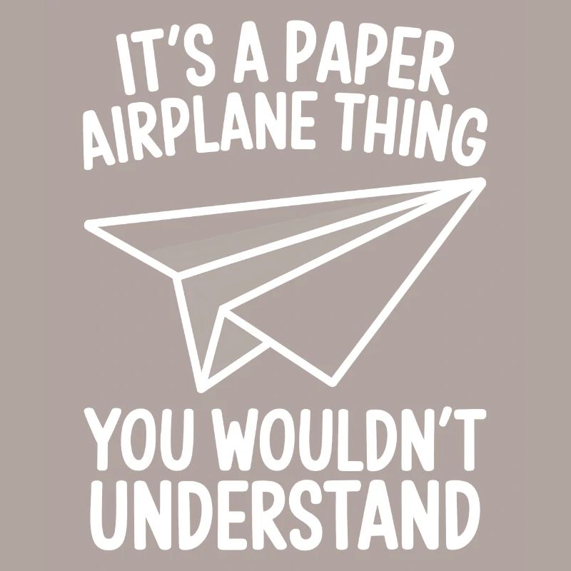 Papierflieger Spruch Witz Papierflugzeug Geschenk