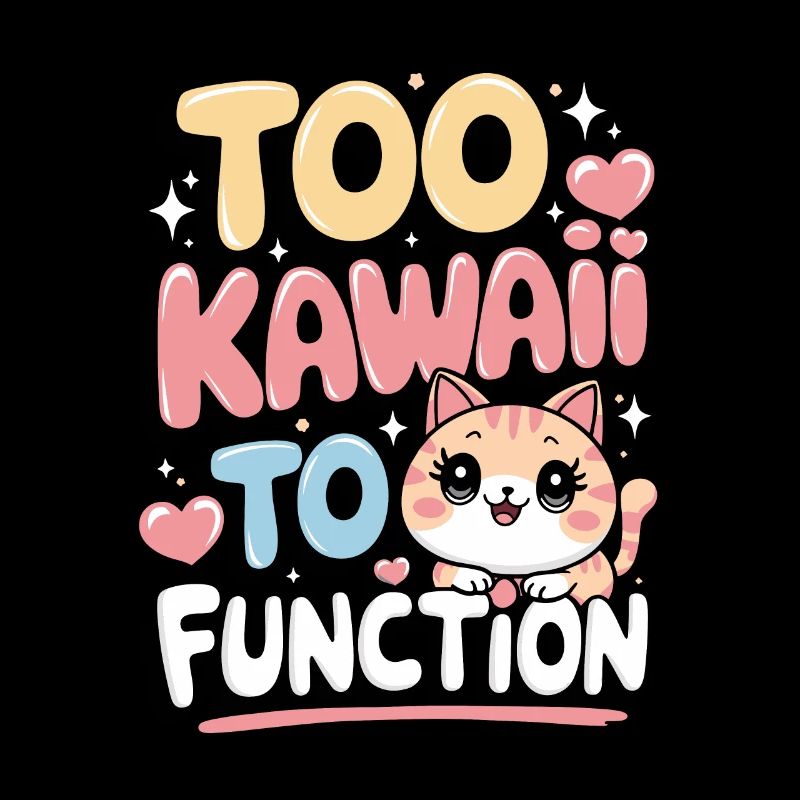 Too Kawaii to Function – Süßes Katzen Design