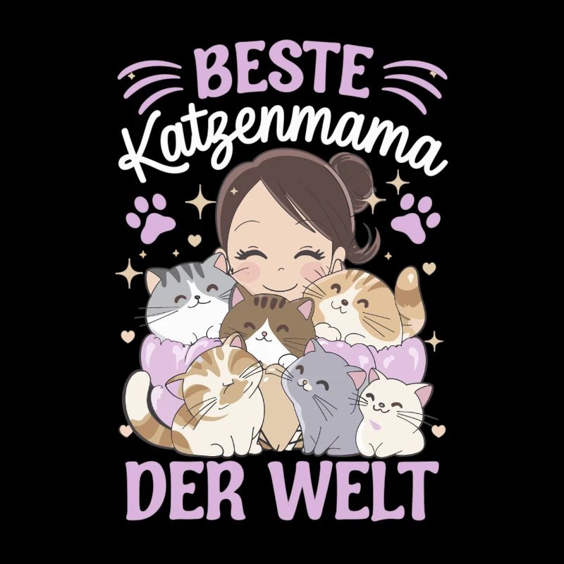 Beste Katzenmama der Welt – Perfekte Geschenkidee