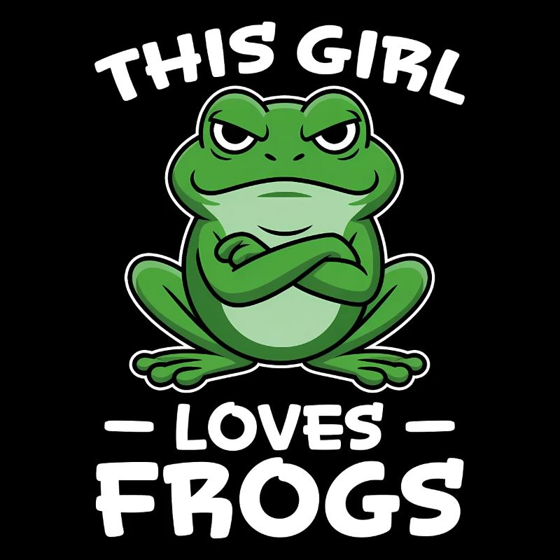 Frosch Spruch Mädchen Lustiges Frösche Geschenk