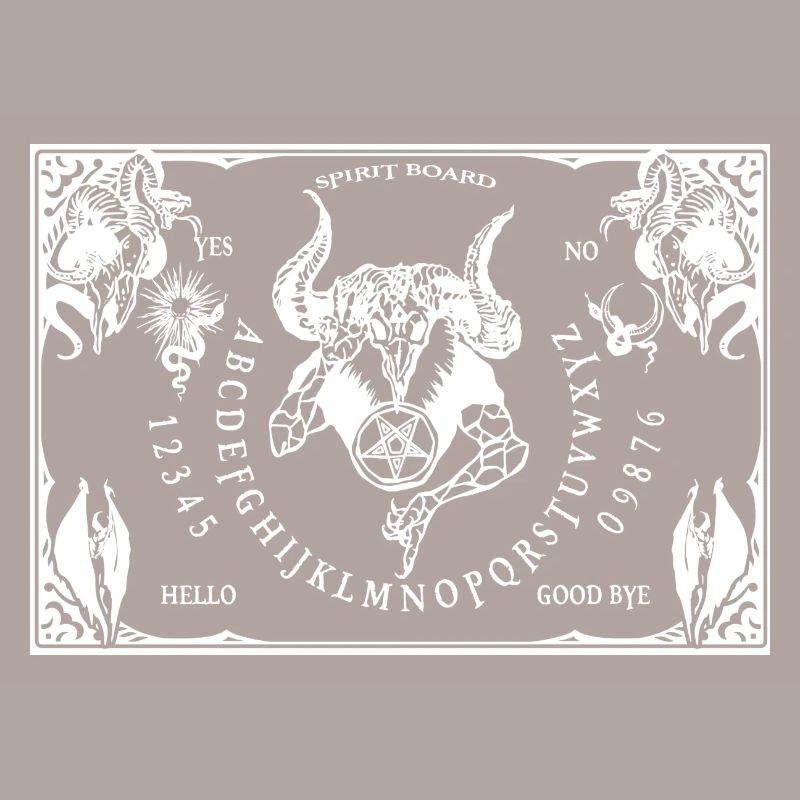 Spirit board & Planchette Halloween Devil
