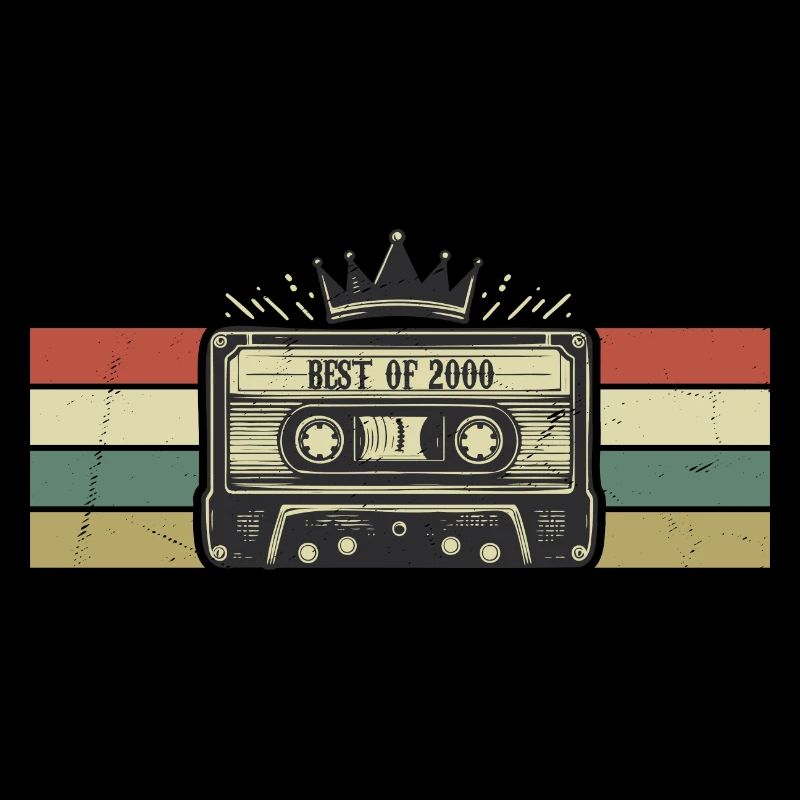 Cassette 2000 - Nées En 2000 Cadeau Anniversaire