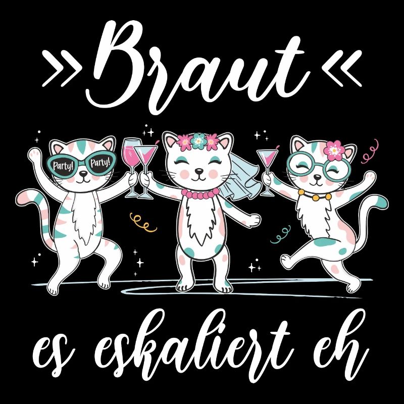 Braut Junggesellinnenabschied Team Partnerlook