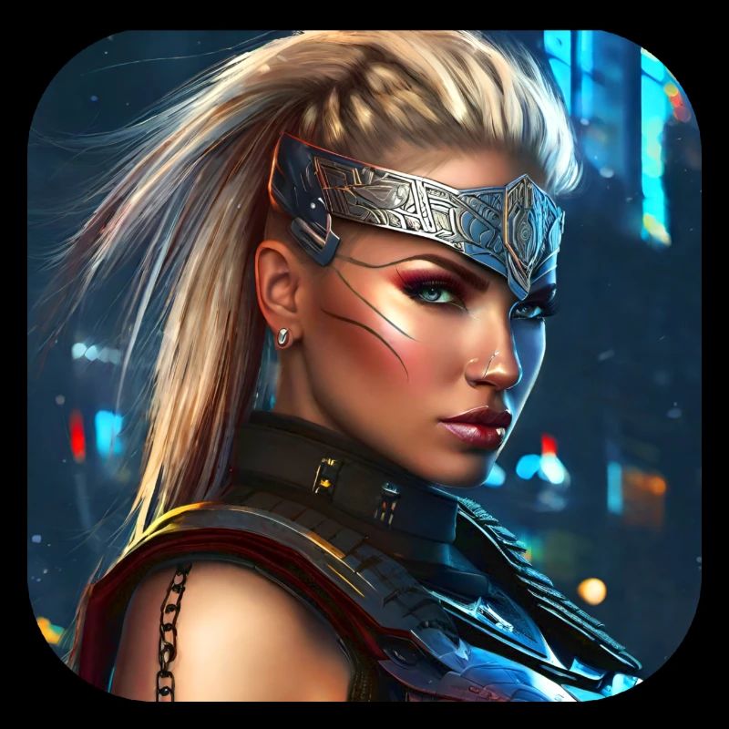 Fier cyborg Viking Shieldmaiden